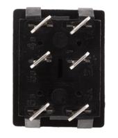 c1572alaaa Arcolectric (Bulgin) Ltd DPDT, (On)-Off-(On) Rocker Switch Panel Mount