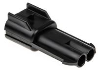 15300002 Delphi, Metri-Pack 280 Automotive Connector Plug Black Cable Mount 2 Way, Crimp Termination