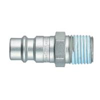 25sfak10sxz Legris Zinc Plated Steel Male Pneumatic Quick Connect Coupling, BSPT 1/8 Male Male Thread
