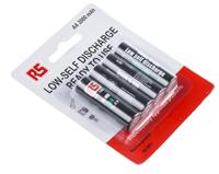 905-3788 RS PRO AA NiMH Rechargeable AA Batteries, 2Ah, 1.2V - Pack of 4