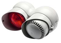 142-190 RS PRO Red Sounder Beacon, 120 → 240 V ac, IP66, Screw/Bracket Mount, 105dB at 1 Metre