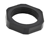 pg11ln-2b-pack-25 CMP Black Nylon Cable Gland Locknut, PG11 Thread