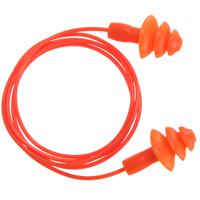 ep04orr Portwest EP Series Orange Reusable Corded Ear Plugs, 32dB Rated, 50 Pairs
