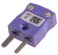 774-7185 RS PRO Miniature Thermocouple Connector for Use with Type E Thermocouple, 4mm Probe, IEC, RoHS Compliant Standard