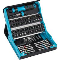 2200sc-1 HAZET Screwdriver Bit Set 69 Pieces, Flat