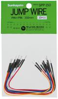 spp-150 SPP-150, 150mm Insulated Tinned Copper Breadboard Jumper Wire in Black, Blue, Red, White, Yellow