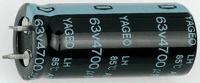 lh400m0220bpf-2540 Yageo 220μF Aluminium Electrolytic Capacitor 400V dc, Snap-In - LH400M0220BPF-2540
