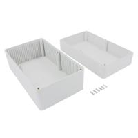 bim200424-gygy CAMDENBOSS 2000 Series Grey ABS Enclosure, IP54, Grey Lid, 120 x 65 x 60mm