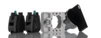 265-7655 RS PRO Knob Selector Switch - (1NO) 30mm Cutout Diameter, Illuminated 3 Positions