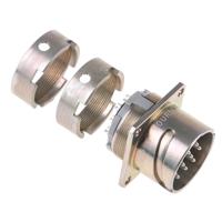 84031132 Souriau Sunbank by Eaton Circular Connector, 12 Contacts, Panel, Standard Connector, Socket, Male, IP65, 840 Series