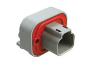 at13-2p-bm03 Amphenol Industrial, AT Automotive Connector Plug Grey Flange Mount 2 Way AT13-2P-BM03