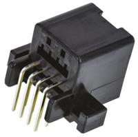 174049-2 TE Connectivity, MULTILOCK 040 Female Connector Housing, 2.5mm Pitch, 8 Way, 2 Row Right Angle