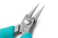 543e Weller Erem Long Nose Pliers, 120 mm Overall, Straight Tip, 23mm Jaw