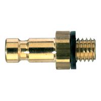 20sfaw10mxn Legris Nickel Plated Brass Male Pneumatic Quick Connect Coupling, BSPP 1/8 in Male Male Thread