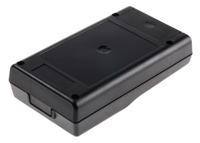 a9060019 OKW Black ABS Handheld Enclosure, Integral Battery Compartment, Display Window, 145 x 80 x 37mm