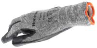 2232273-11 Honeywell Safety POLYTRIL Grey Cotton Cotton Work Gloves, Size 11, Nitrile Foam Coating
