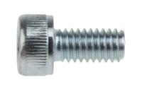 491-5215 RS PRO Bright Zinc Plated Steel Hex Socket Cap Screw, DIN 912, M4 x 8mm