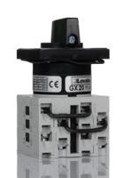 gx2011u Lovato, 3PDT 3 Position 60° Motor Reversing Cam Switch, 20A, Knob Actuator