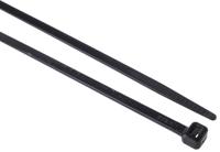 811-1662 RS PRO Cable Tie, 368mm x 4.8 mm, Black Nylon, Pk-1000