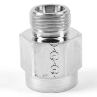 mav12lromdcf Parker Adapter, 24° Cone Male, G 1/4 Female, 400 bar max