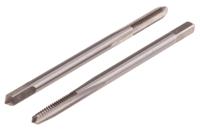 151-886 RS PRO Tap Set HSS 2-Piece 0.53mm Pitch BA Standard Hand Tap #6 BA Thread