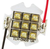 ilh-on09-debl-sc211-wir200 ILS ILH-ON09-DEBL-SC211-WIR200., OSLON 80 9+ PowerStar LED Array, 9 Blue LED