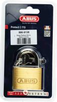 49970 ABUS Key Weatherproof Brass Padlock, 7mm Shackle, 48mm Body