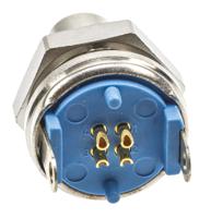 8-1437719-4 TE Connectivity Circular Connector, 4 Contacts, Panel, Subminiature Connector, Plug, Male, IP65, TRIAD 01 Series