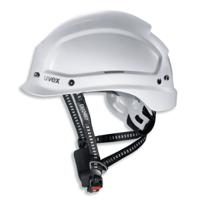 9773050 uvex uvex pheos alpine White Safety Helmet with Chin Strap, AdjustableVentilated