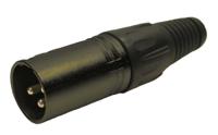 208-0607 RS PRO Cable Mount XLR Connector, Male, 3 Way, Silver Plating
