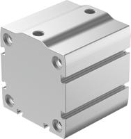 adn-s-63-50-i-p-a Festo Pneumatic Compact Cylinder - 5132672 63 mm Bore, 50 mm ADN-S-63-50-I-P-A Series, Double Acting Acting