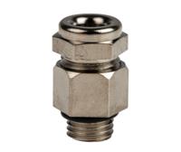 52001880 Lapp SKINDICHT Series Metallic Nickel Plated Brass Cable Gland, M8 Thread, 3.5mm min., 5.5mm max., IP66, IP68