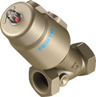vzxf-l-m22c-m-b-g1-230-m1-h3b1t-50-10 Festo Angle Seat type Pneumatic Actuated Valve, G 1in, 10 bar