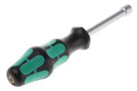 05029504001 Wera Hexagon Nut Driver, 11/32 in Tip, 80 mm Blade, 185 mm Overall