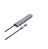 00200137 Hama 7 Port USB 3.2 USB A, USB C USB C Hub, USB Powered, 15.6 x 1.2 x 3.2cm