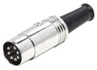 692-5494 RS PRO 7 Pole Din Plug, DIN 45329, 4A, 60 V ac, Male, Cable Mount