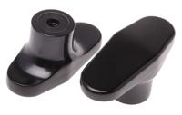 267-0825 RS PRO Black 1-Arm Clamping Knob, M6, Threaded Hole