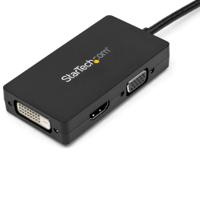 dp2vgdvhd StarTech.com 3 port DisplayPort to DVI, HDMI, VGA Adapter, 150mm Length - 1920 x 1200 Maximum Resolution