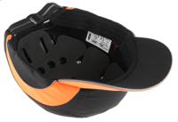 abr000-00n-500 JSP Black Standard Peak Safety Cap, HDPE Protective Material