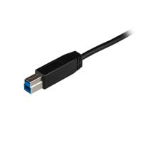 usb31cb1m StarTech.com USB 3.1, Male USB C to Male USB B, 10Gbps, 1m