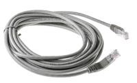 528-0188 RS PRO, 5m Cat5e, Grey RJ45 to Male RJ45 Male, U/UTP Unshielded, Terminated PVC Sheath