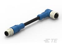 t4162114004-006 TE Connectivity Male/Female 4 way M12 to 4 way M12 Sensor Actuator Cable, 7000 mm
