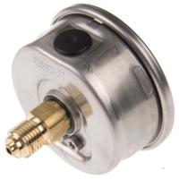 9314197 WIKA G 1/4 Analogue Pressure Gauge 40bar Back Entry 63mm Outside Diameter