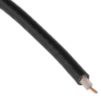 9174-bk005 Alpha Wire Alpha Essentials Coaxial Cable Series, RG174/U Coaxial, Unterminated 50 Ω