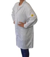 51-100-2940 EUROSTAT White Unisex Reusable Lab Coat, 3XL