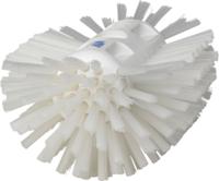 70375 Vikan Hard Bristle White Scrubbing Brush, 40mm bristle length, Polyester bristle material