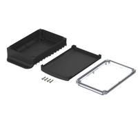 48426450hmt2 Bopla BoVersa Series Black, Transparent Polycarbonate General Purpose Enclosure, 258 x 140 x 66.5mm