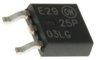 ntd25p03lt4g onsemi NTD25P03L Type P-Channel MOSFET, 25 A, 30 V Enhancement, 3-Pin TO-252