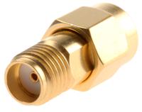 r125704000 Straight 50Ω RF Adapter SMA Plug to SMA Socket 0 → 18GHz