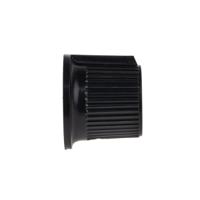 259-6979 RS PRO 21mm Black Potentiometer Knob for 6.35mm Shaft Splined